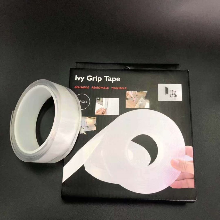 批發(fā)納米魔力膠帶 強力雙面無痕可移膠卷 可水洗高粘隨手固定貼