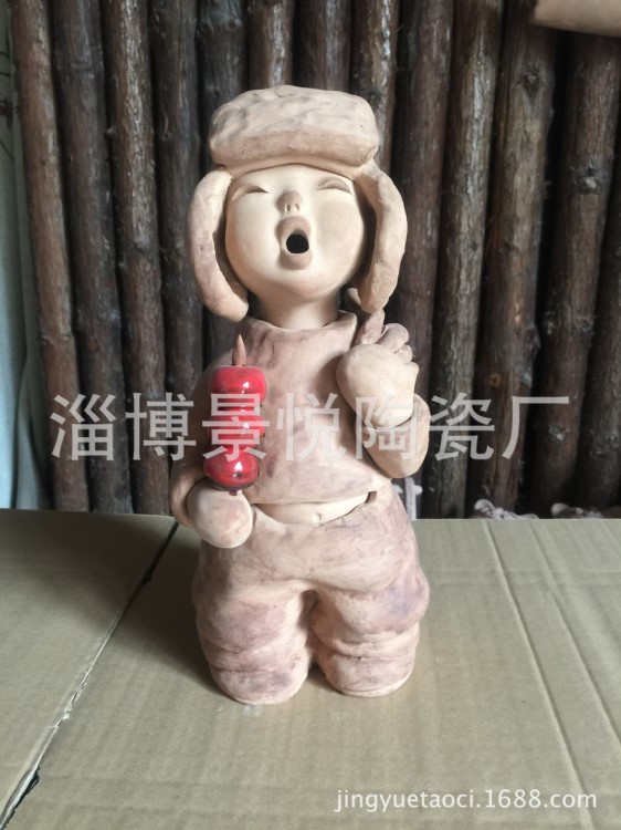 陶瓷泥人 泥塑工藝品 陶藝擺件 雕塑泥人 鄉(xiāng)土文化工藝品 定制