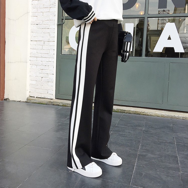 跨境貨源春季運動時尚百搭大碼女褲長款高腰女裝品牌休閑褲JR1886