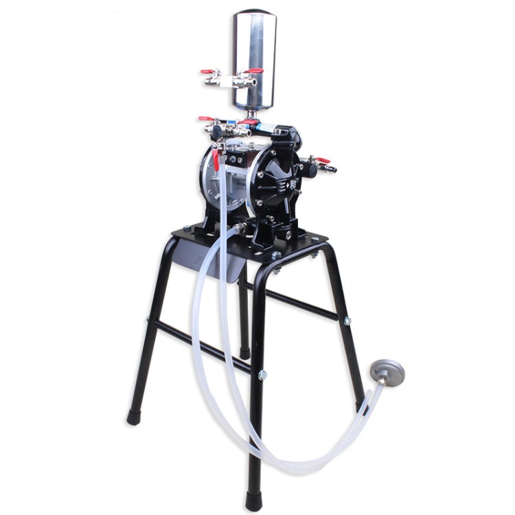 臺灣三和氣動3分噴漆泵15B隔膜泵油漆噴涂工具噴漆泵浦涂料輸送泵