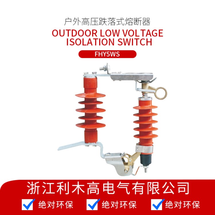 利木高 復合氧化鋅避雷器 FHY5WS-12KV 高壓跌落式熔斷器