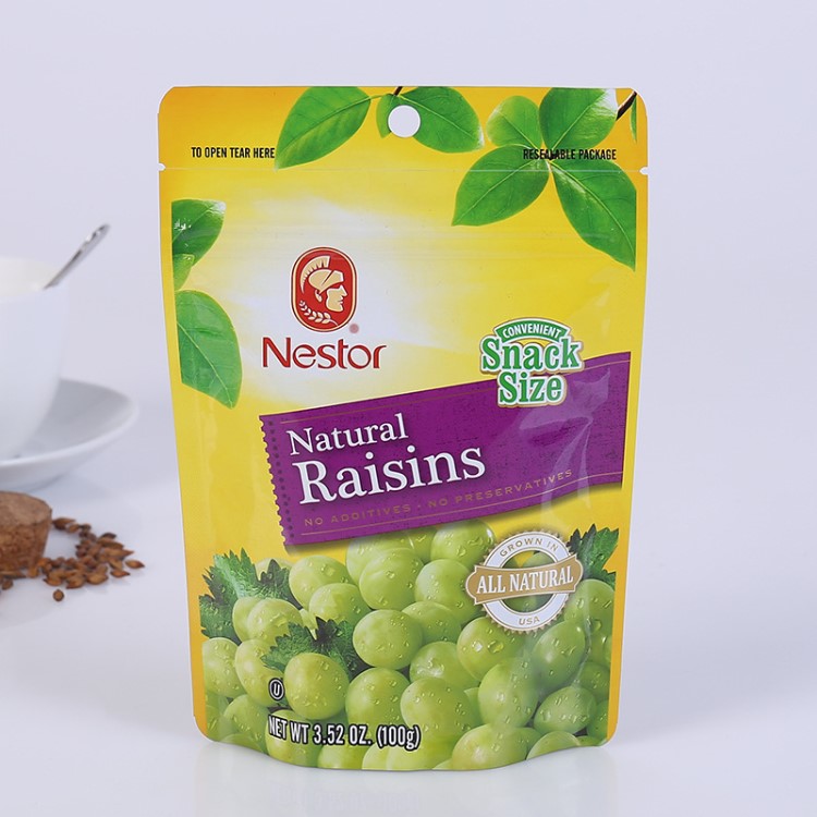 廠家定制塑料食品包裝袋 葡萄干水果干自立自封袋拉鏈袋定做批發(fā)