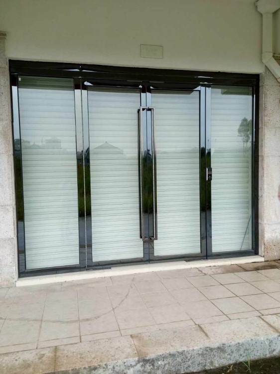 廠家供應定制 廣東佛山不銹鋼地彈簧門 鋼制門 不銹銹鋼制品