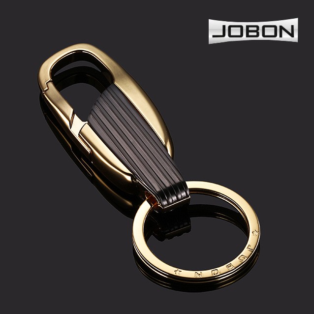 jobon中邦钥匙扣商务挂扣金属汽车钥匙圈创意礼品厂家定制批发085