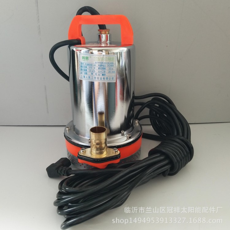 12V24V48V60V伏直流潛水泵電瓶車水泵電動車水泵抽水機高揚程批發(fā)