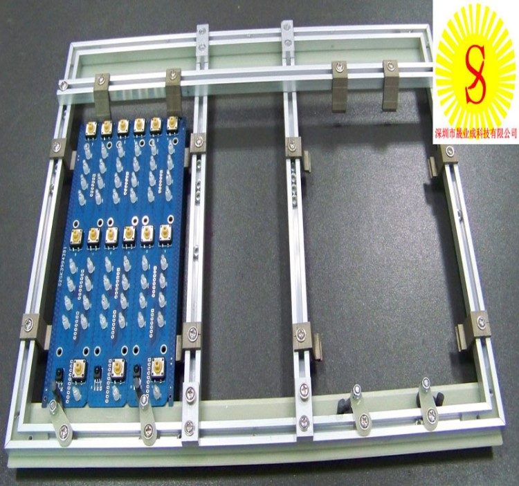 廠家生產(chǎn)SMT萬用貼片治具 DIP通用過錫爐夾具 可調(diào)尺寸