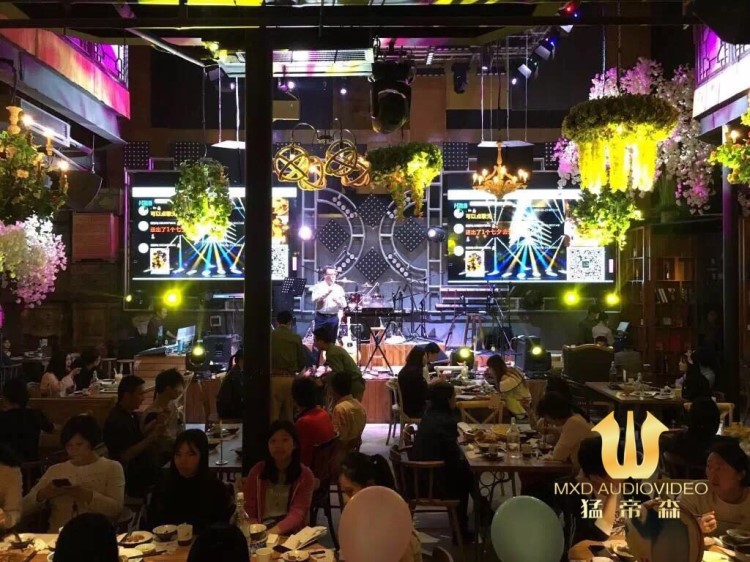 音樂(lè)主題餐廳音響配置 咖啡廳西餐廳派對(duì)屋音箱 音響生產(chǎn)廠家