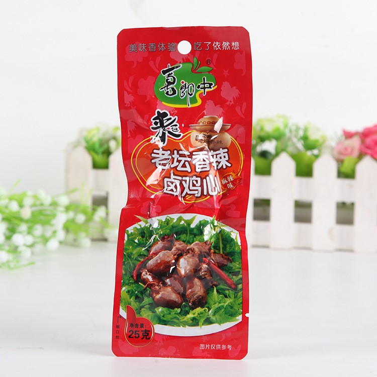 老壇香辣鹵雞心 麻辣鹵雞心 醬鹵肉制品  豪客來食品批發(fā)