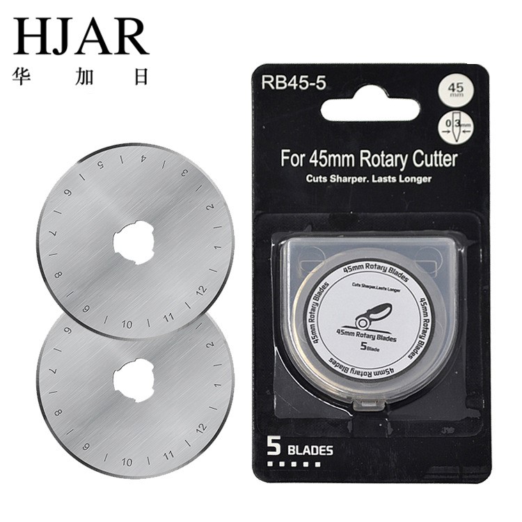 亞馬遜45mm SKS-7小圓刀片 切紙 布 切皮革旋轉輪布刀