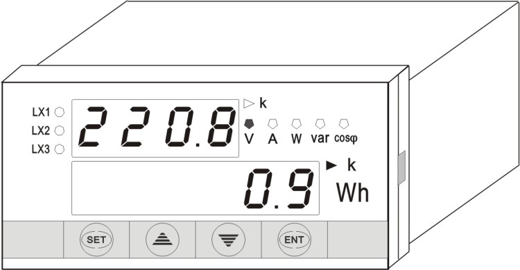 多功能電能測量儀表,直流多功能電測儀表,直流電流電壓電能組合表