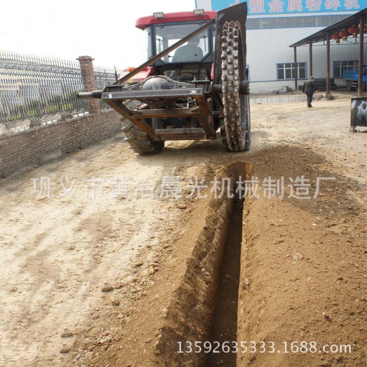 晨光深可开1米深的水泥路柏油路混凝土路面施工专用开沟机械