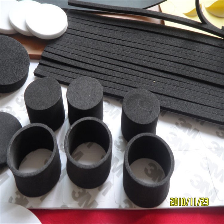 黑色背膠自粘eva長(zhǎng)條 防磨eva海綿墊片 EVA膠墊防滑 防震eva墊圈