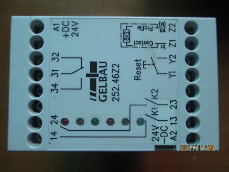全新原裝GELBAU繼電器252.46Z2