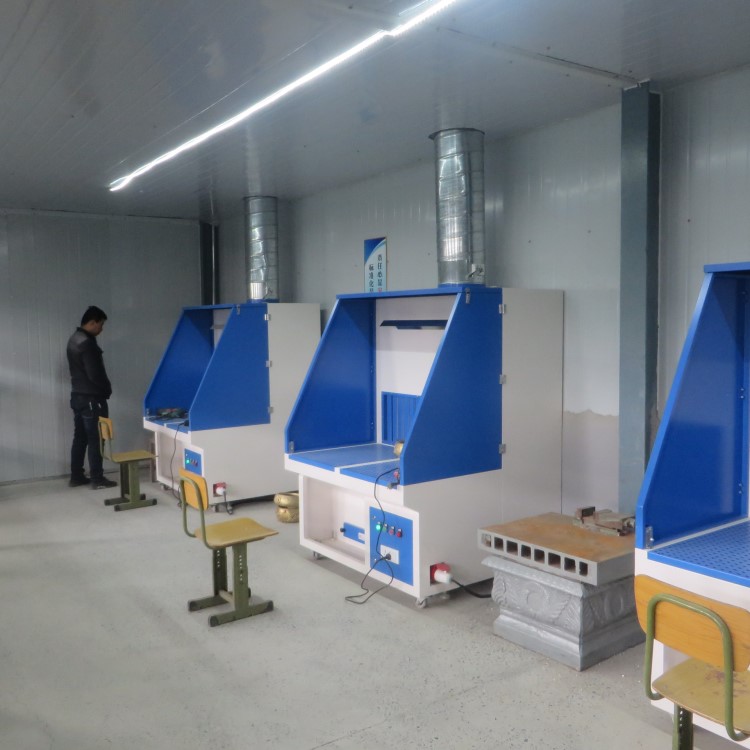 打磨除塵工作臺粉塵收集柜拋光吸塵臺脈沖除塵器砂輪車間無塵設(shè)備