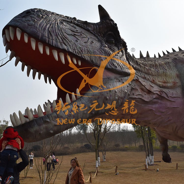 戶外大型仿真牛龍模型會動會叫的大恐龍公園游樂園