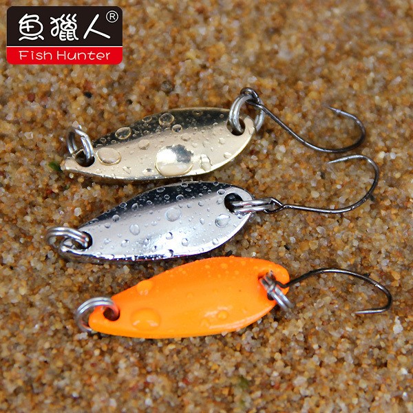 魚獵人龍鱗系列亮片 紅鱒/金鱒 銅材質 馬口白條淡水路亞餌