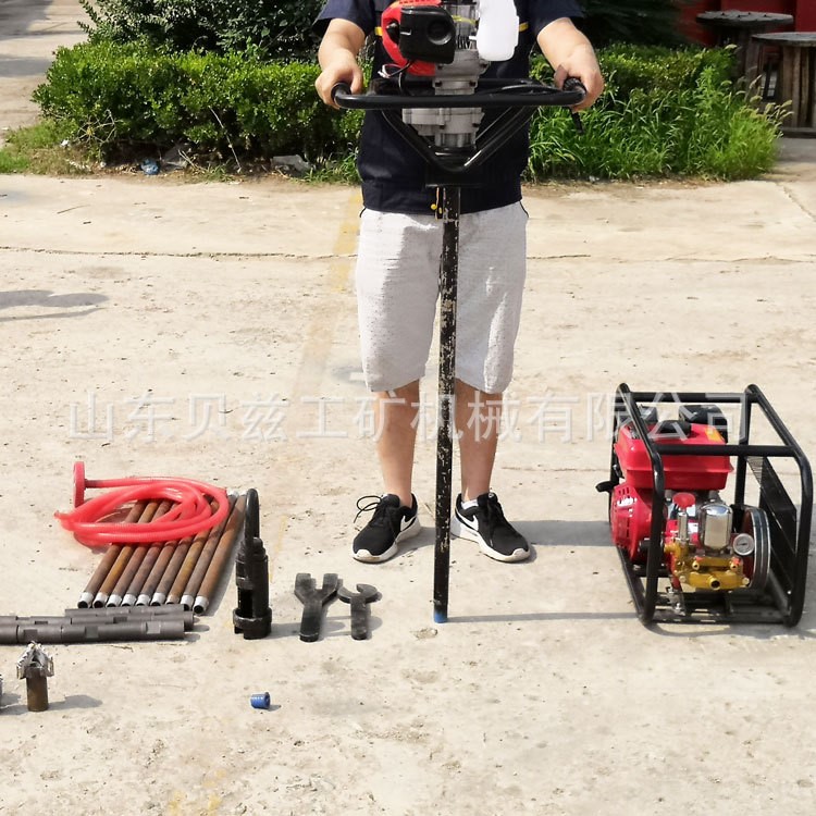 單人背包式巖心取樣鉆機 小型地質(zhì)勘探打井 鉆井機械鉆頭配件