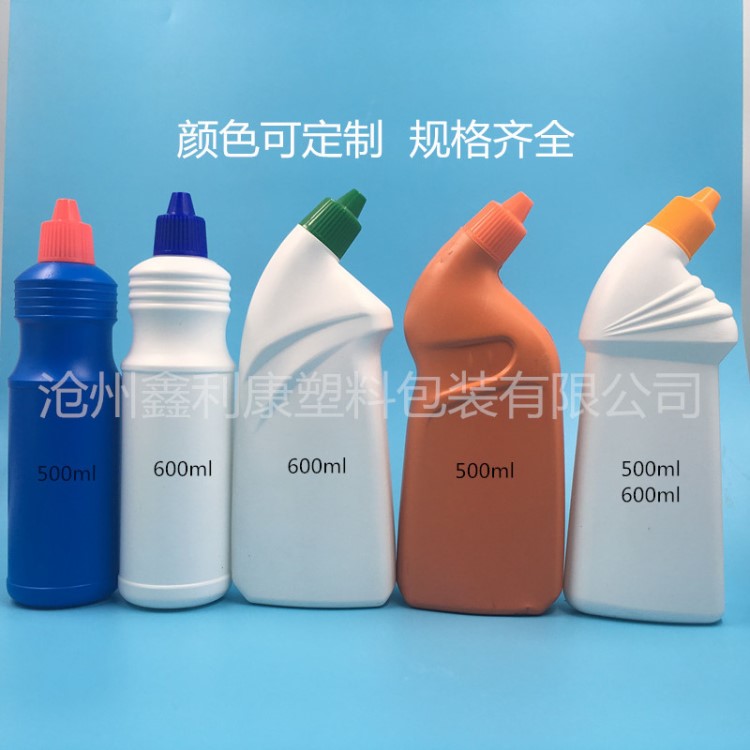 廠(chǎng)家直銷(xiāo)600ml 潔廁液瓶  500ml消毒液瓶 900ml 洗滌劑瓶