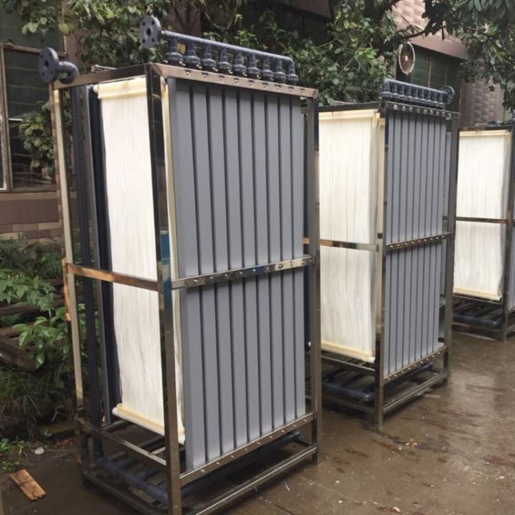 增強復合型PVDF中空纖維MBR膜 大面積污水簾式平板膜 一級A標準