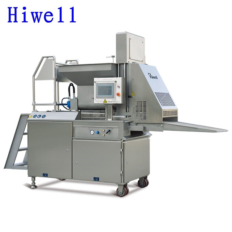 濟南好為爾供應肯德基全自動漢堡肉餅成型機 大產量 雞塊生產線