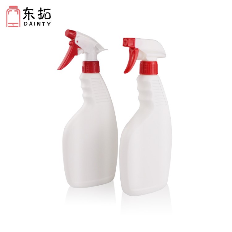 塑料瓶 500ml噴霧瓶噴壺白色現(xiàn)貨扁手扣噴槍清洗劑油污凈滅蟲(chóng)劑瓶