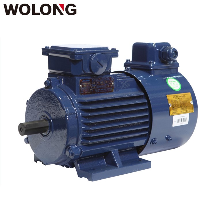 WOLONG/卧龙4极BPY系列交流变频调速三相异步电机11kw光轴yp2.2kw