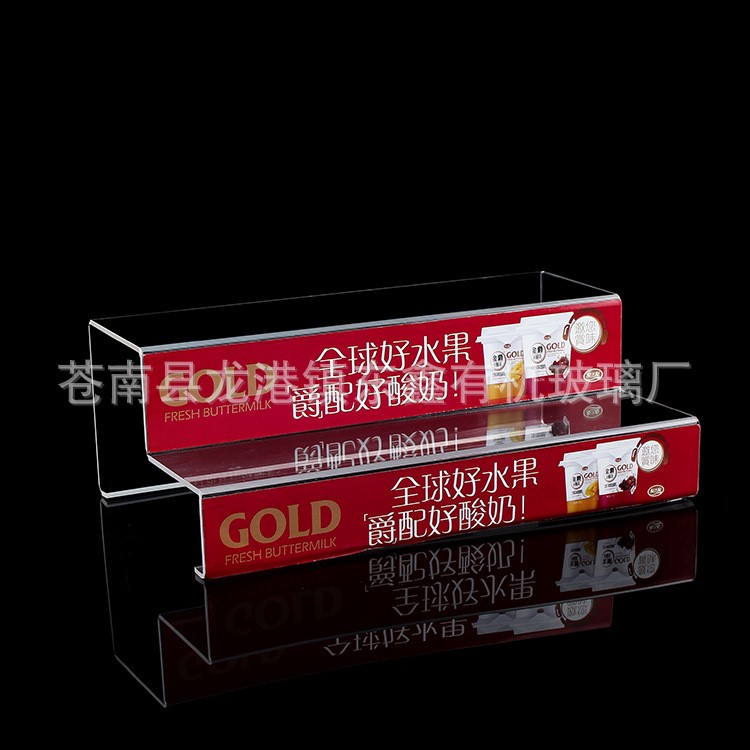 生產(chǎn)亞克力飲料展示架 超市飲品陳列架 酒店賓館免費飲品展架