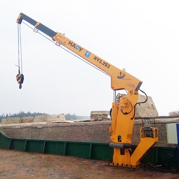 船舶起重機(jī)械 碼頭吊 碼頭起重機(jī) 3噸液壓吊機(jī)生產(chǎn)廠家