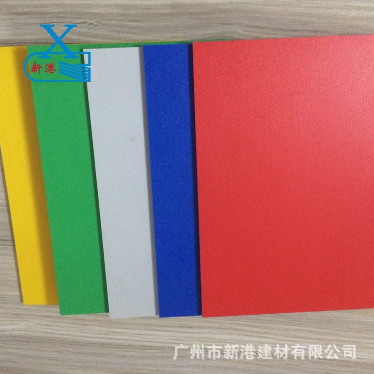 廠家生產3mm紅色無鉛高密度PVC發泡板PVC板材 通用