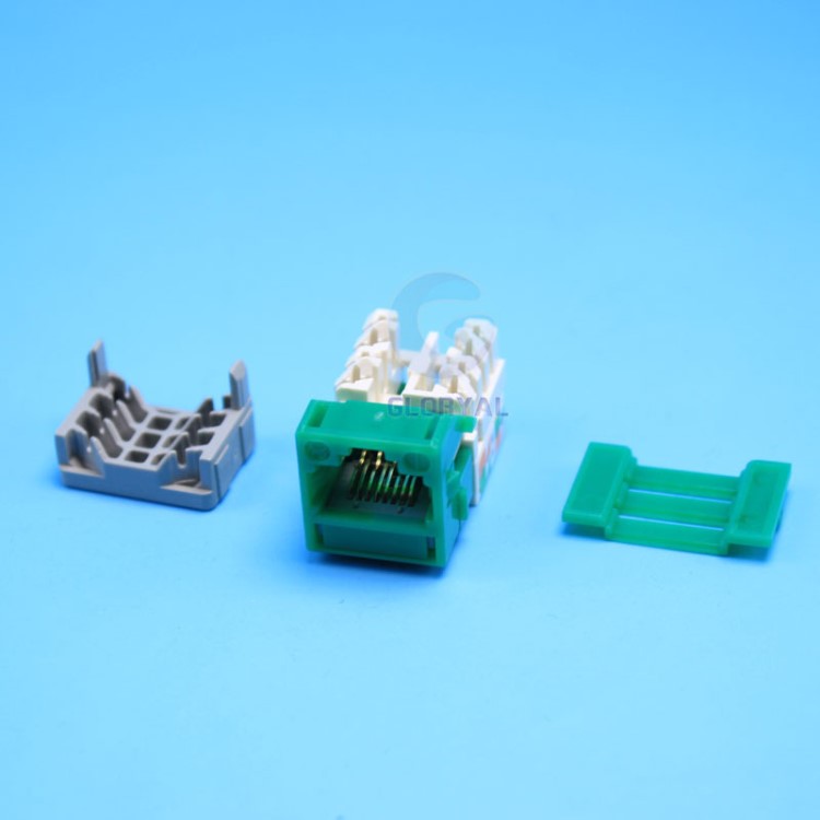 康普接口6類六類cat6 keystone jack 非屏蔽信息電腦網絡模塊
