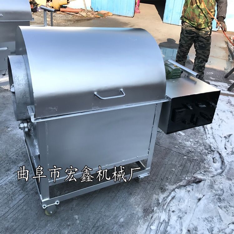 大型滾筒炒鍋食品烘乾機械炒西瓜子機器小型家用炒葵花籽機器