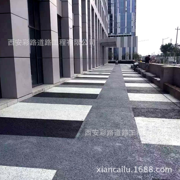 天然骨料透水混凝土地坪 高透水 高承載 廠家生產透水強固劑