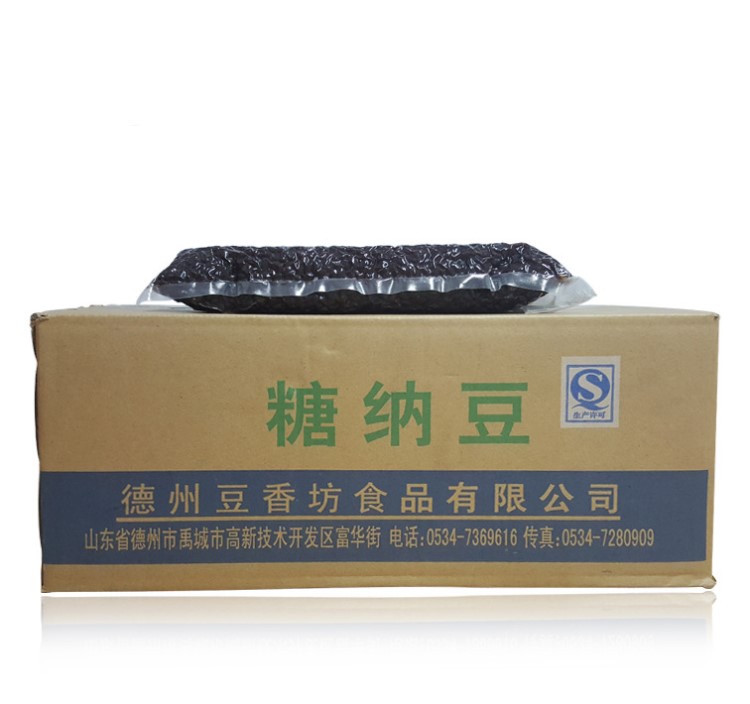 豆香坊糖纳豆 蜜豆 糖纳红豆 甜品冰沙奶茶烘焙专用 3kg*6/箱