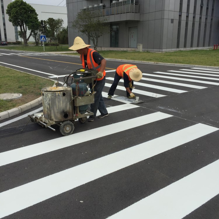 道路劃線、劃線施工、路標路牌制作 交通標線 雙組份標線施工
