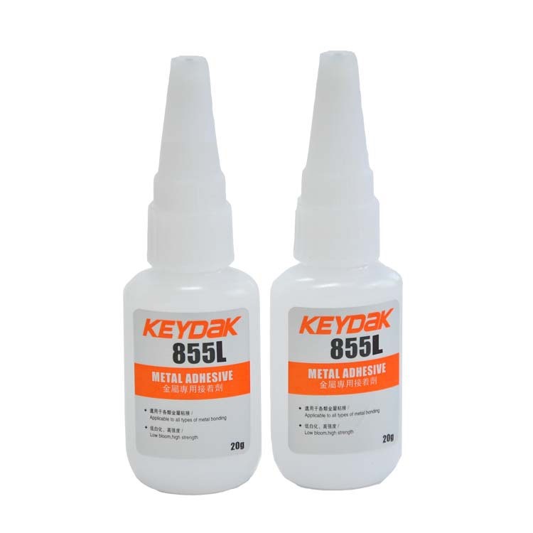 粘接電鍍金屬高強度瞬干膠，粘鍍鋅鐵板快干膠水