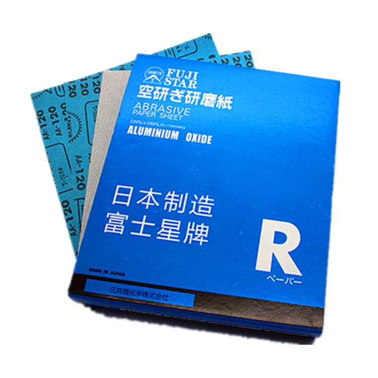 日本富士星砂紙180#-600# 富士星干砂木工家具廠砂紙現(xiàn)貨