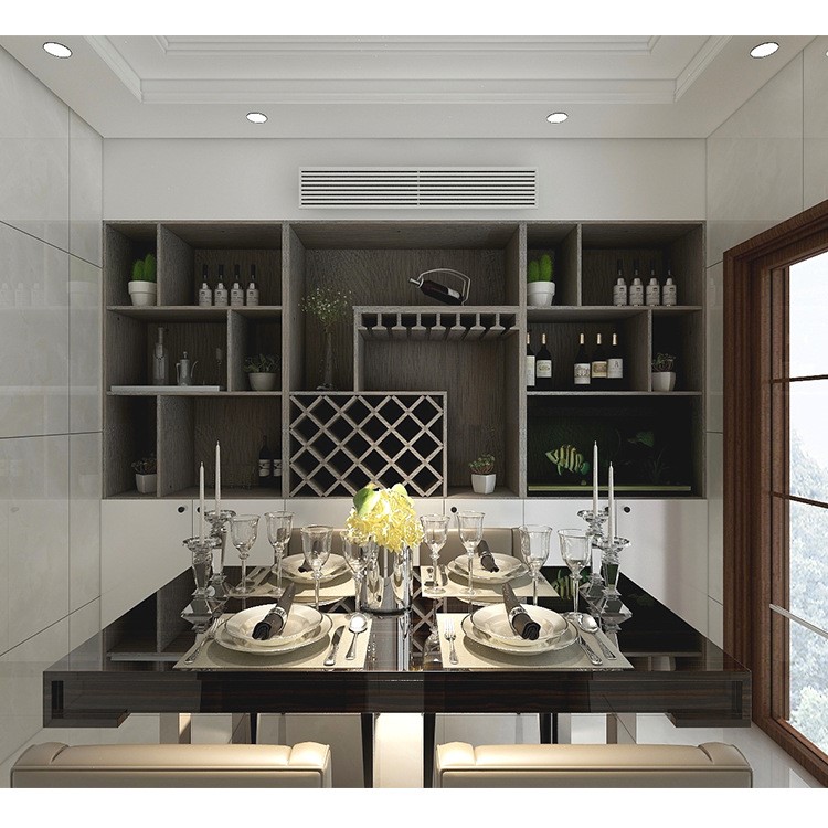 工廠定制現代簡約酒柜餐廳柜裝飾柜儲物柜多色混搭免費設計定做