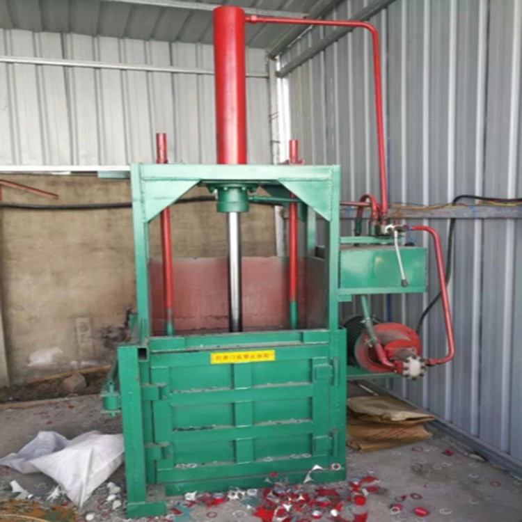 成都立式液壓打包機 廢紙廢料壓塊機 五金鋁塊壓縮機 塑料秸稈