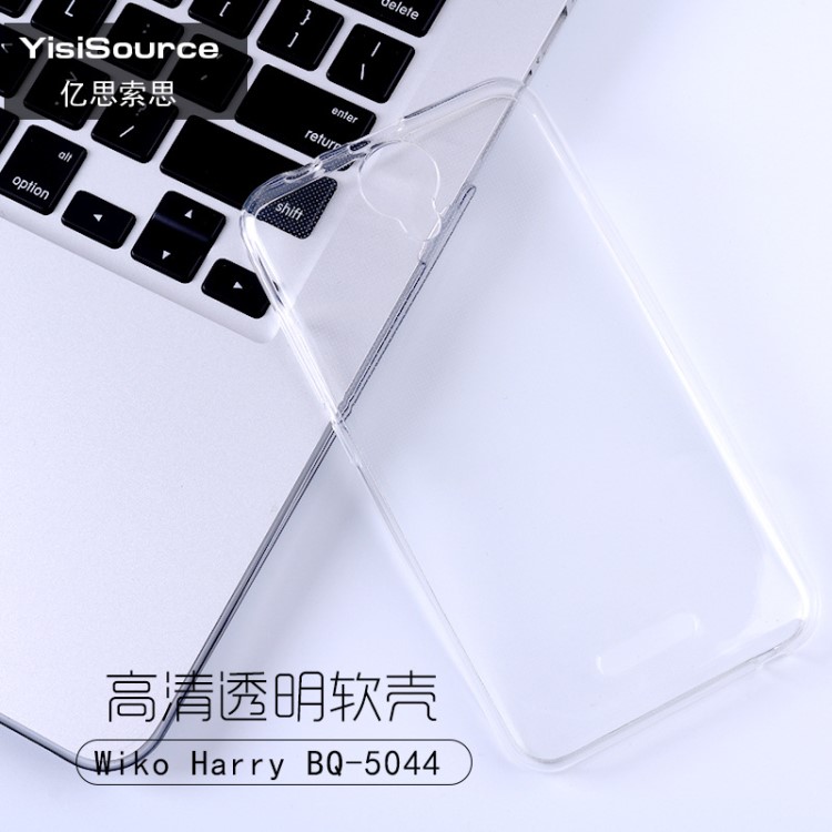 Mobile BQ5044 velvet全透明手機殼保護套Wiko Harry彩繪素材殼