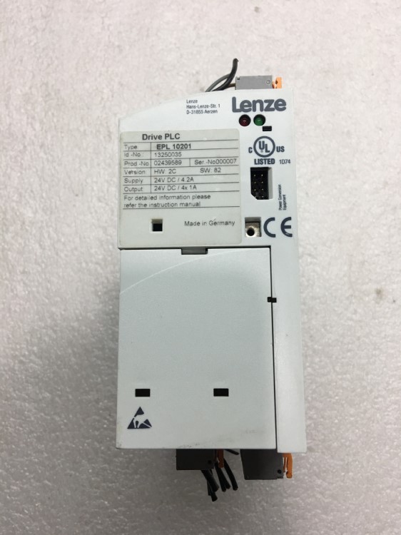 EPL10201 APPL 倫次 變頻器 LENZE 可與 PLC 控制