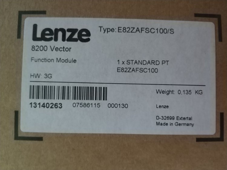 德國倫茨全新原裝變頻器 E82ZAFSC100/S ，拍前議價