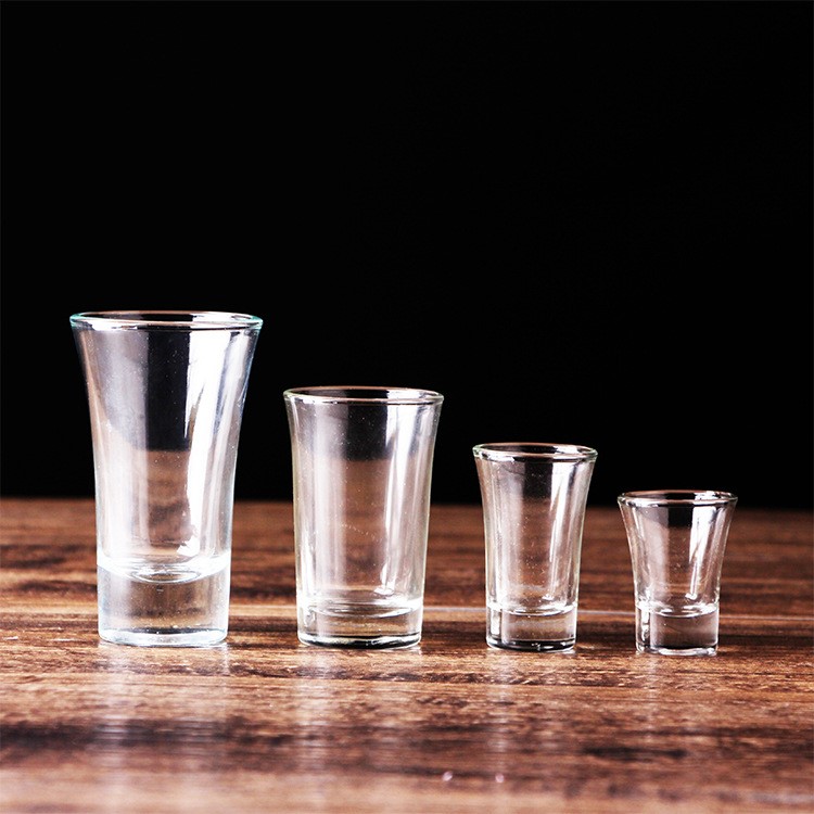酒吧子彈杯 小號(hào)洋酒杯 夜場(chǎng)小喇叭杯烈酒杯 玻璃白酒杯