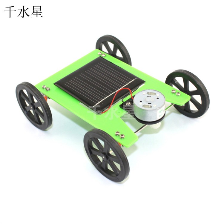 快速太陽(yáng)能小車2017型 科技小制作 創(chuàng)意玩具 diy小車模型 禮品