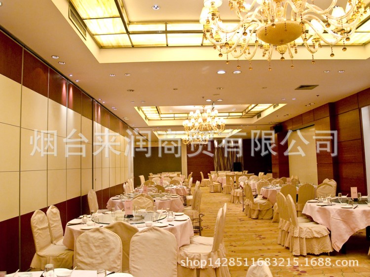 酒店宴會(huì)廳4米高65型隔斷移門 酒店65型皮革硬包隔斷移門
