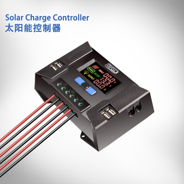 10A-40A太陽能控制器電池充電器數碼顯示新品控制器solar義烏款