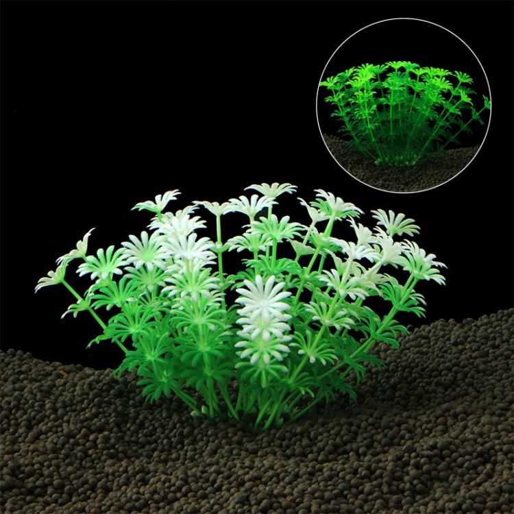 魚缸裝飾仿真水草水族箱造景工藝禮品塑料植物花草廠家可定制CO51