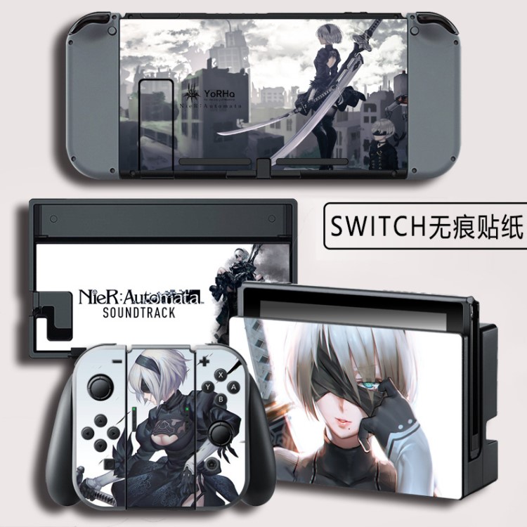 Switch痛機(jī)貼 貼紙 TV彩貼保護(hù)貼膜NS痛貼 尼爾機(jī)械紀(jì)元 2B