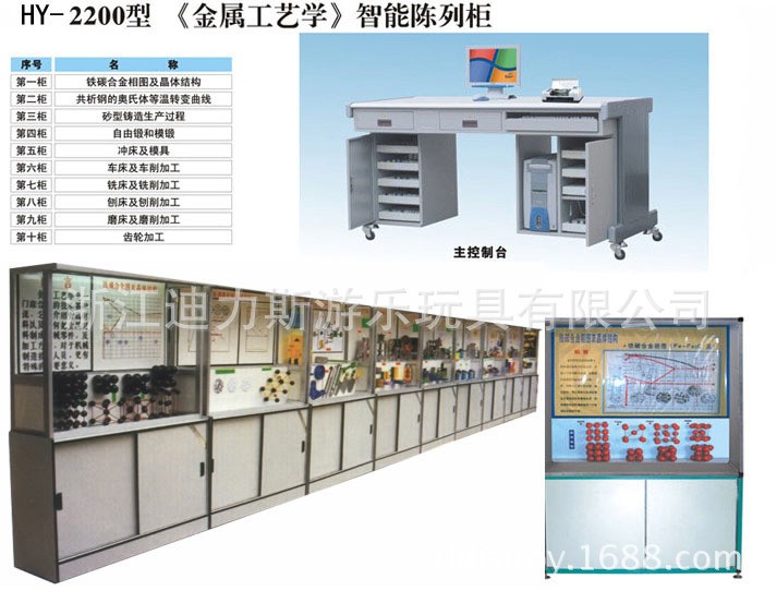 廠家直銷《金屬工藝學》示教陳列柜 高校實驗室設備