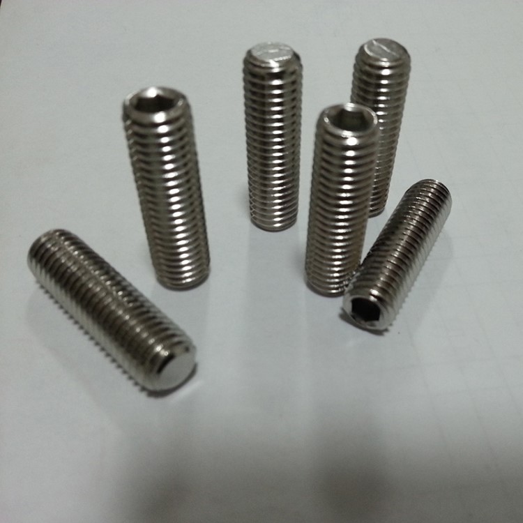 不锈钢304材质 din913 平端内六角紧定螺钉 直径 m2