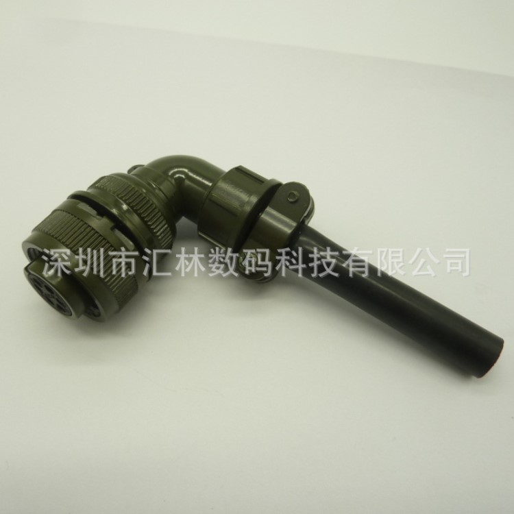 替代韓國kukdong航空插頭14S-6芯彎頭，軍標(biāo)防水接頭-匯林銷售